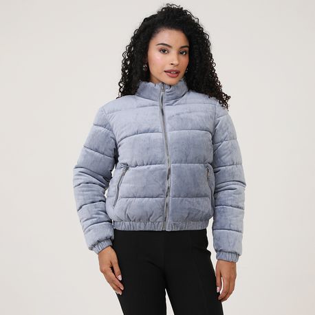 JAQUETA PUFFER SUEDE 620314 AZUL M