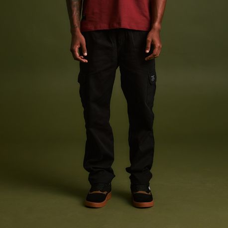 CALÇA CARGO JOGGER DG20251 PRETO 40