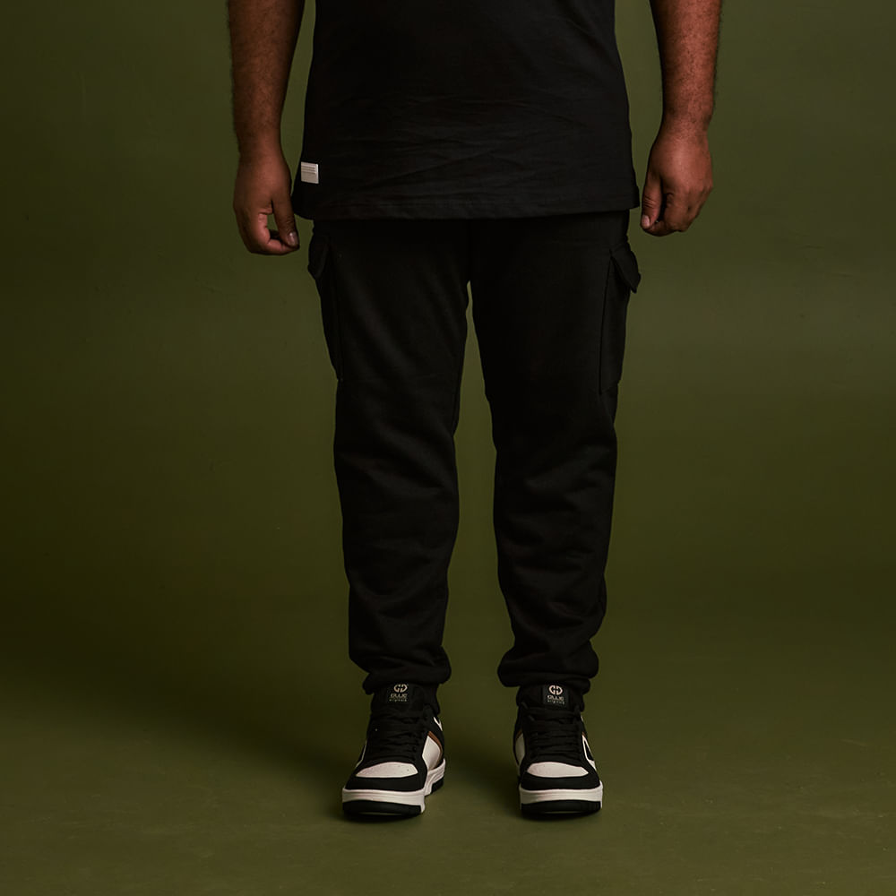 CALCA JOGGER CARGO DP0136 PRETO G1