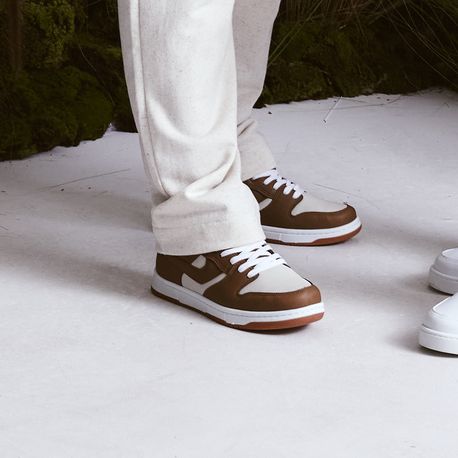 TENIS CASUAL MASCULINO RKT520 BEGE/CARAMELO/CARAMELO 38