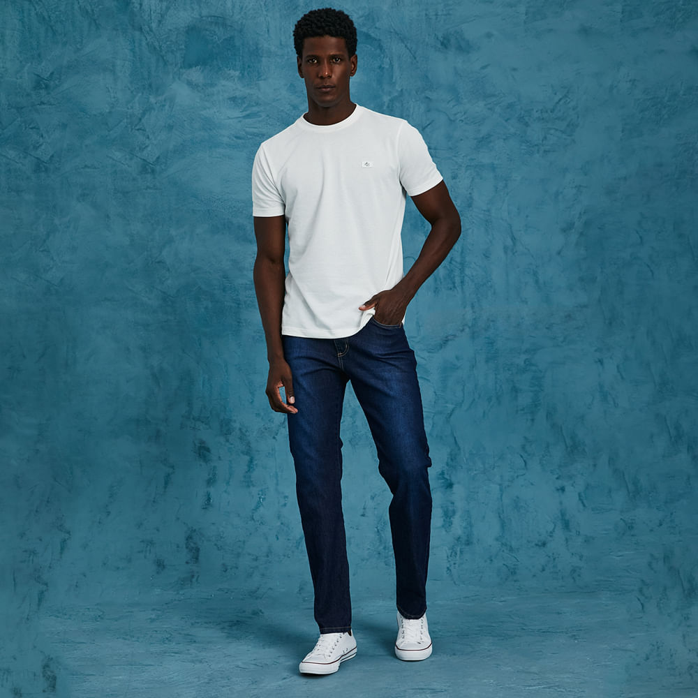 CALCA SLIM JEANS BLUE 70533 JEANS ESCURO 38