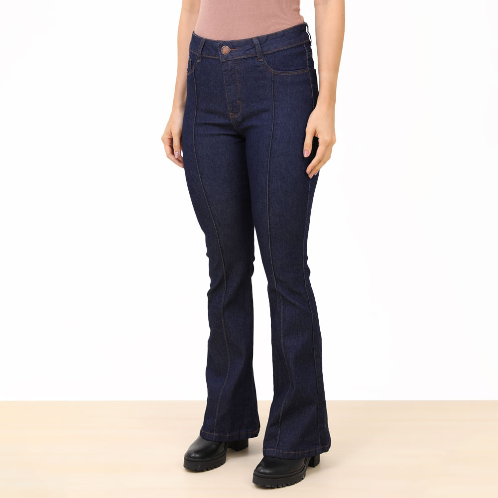 CALCA FLARE FRISO AMACIADA 5879 JEANS 36