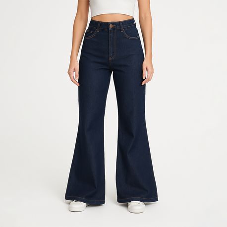 CALÇA JNS LY FLARE LAV AMACIADA 7027 JEANS AMACIADO 36
