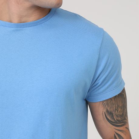 CAMISETA MC BASICA DIG3000 AZUL P