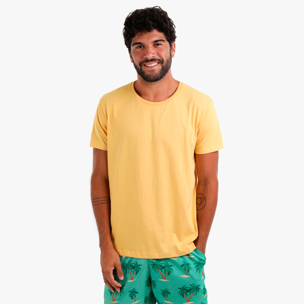 CAMISETA MC BASICA DIG3000 AMARELO P