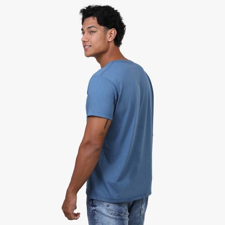 CAMISETA MC BASICA DIG3000 AZUL JEANS M