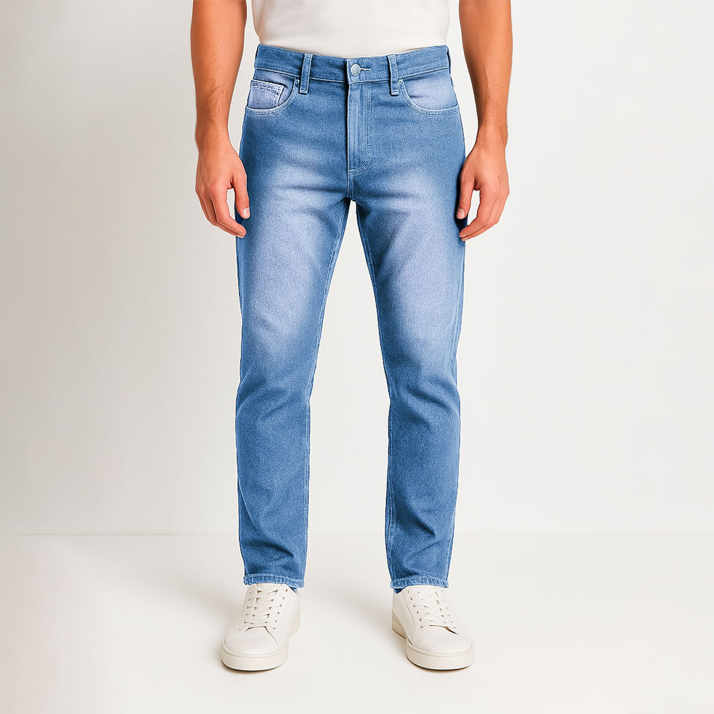 CALCA JEANS COM LAVAGEM 1001 JEANS 38