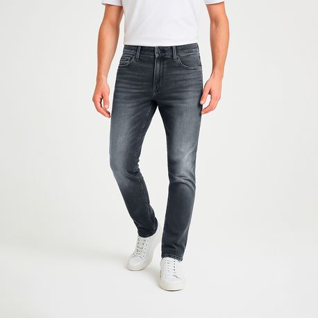 CALCA JEANS COM LAVAGEM 1001 BLACK 38