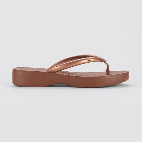 CHINELO RASTEIRA DEDO 18530 AE037-COBRE METALIZADO 33/34