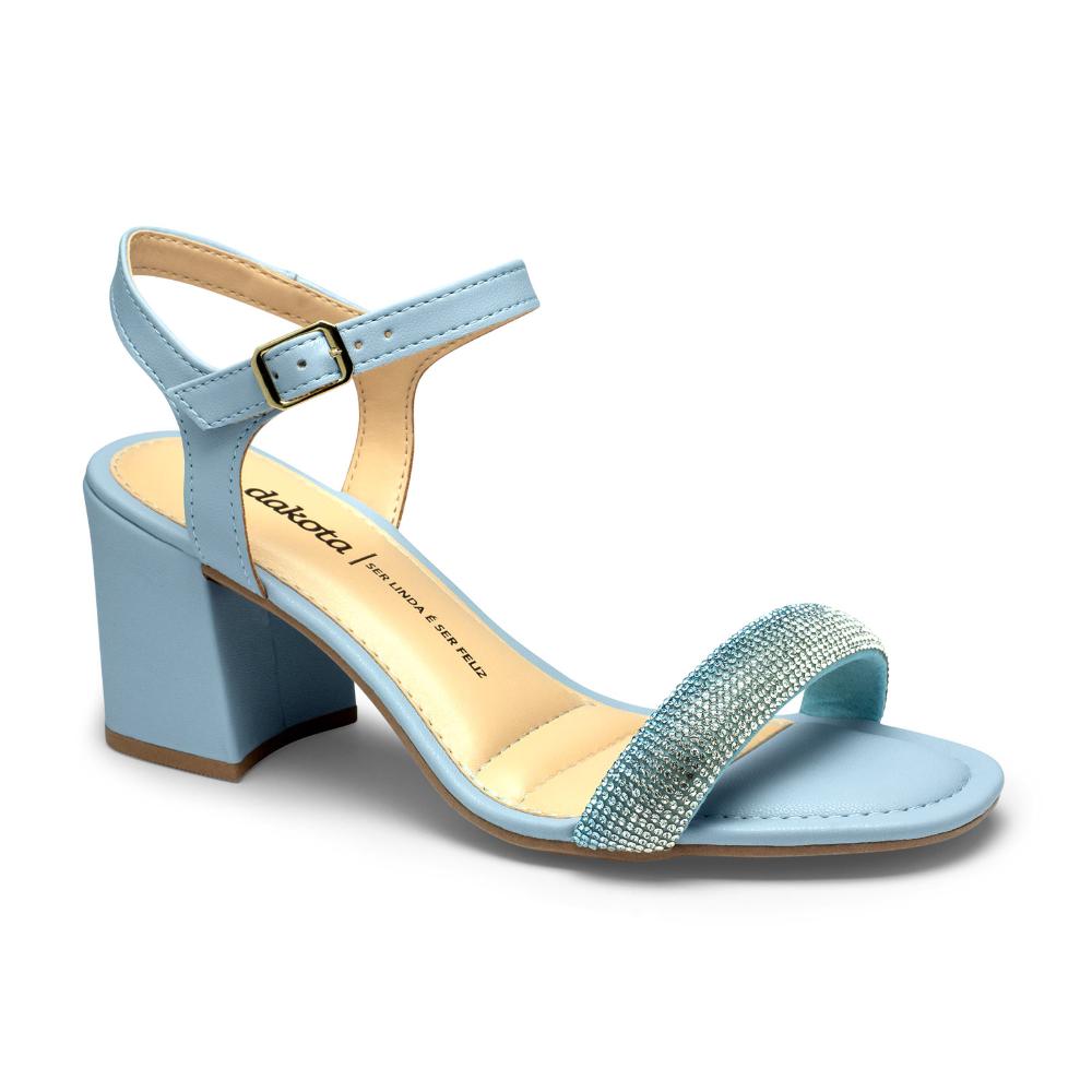 SANDALIA SALTO STRASS Y6535 003-AZUL 35