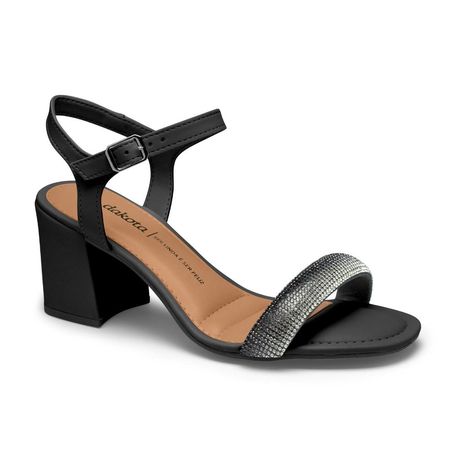 SANDALIA SALTO STRASS Y6535 001-PTO 35