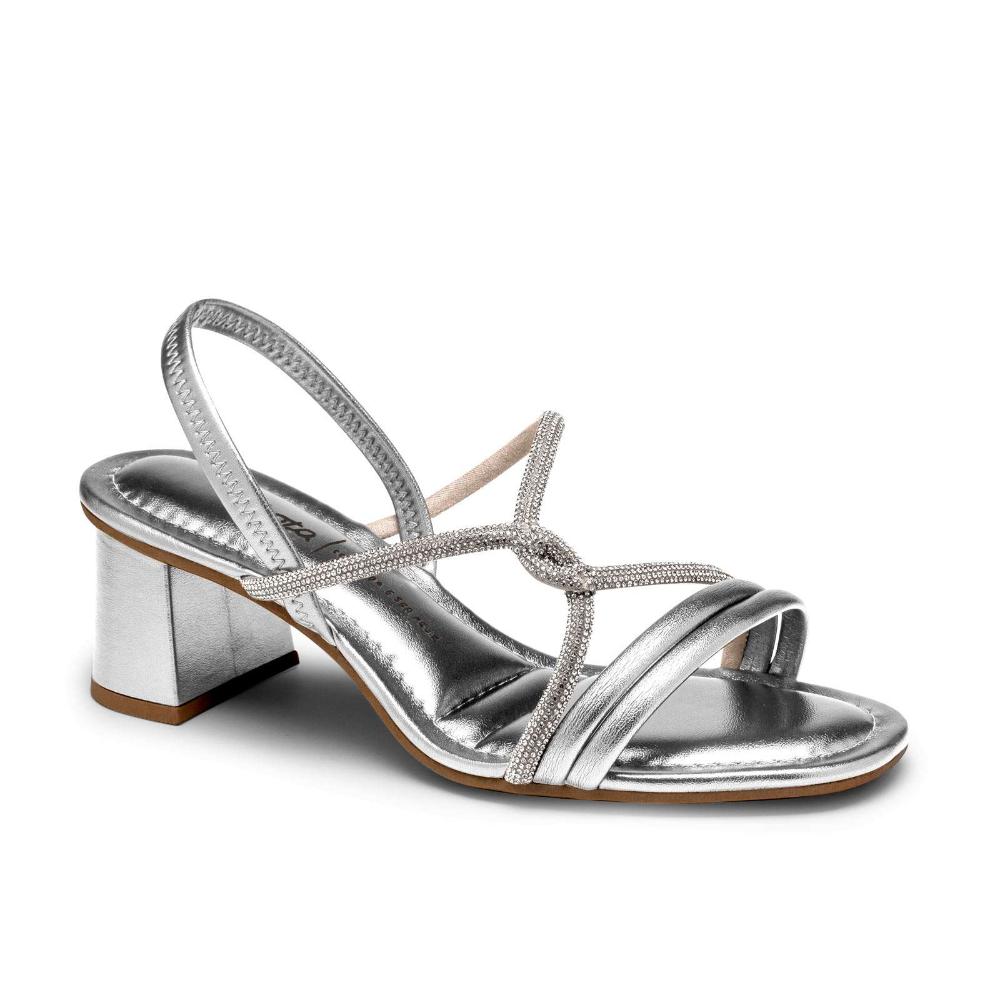 SANDALIA SALTO STRASS Y7912 01 PRATA 34
