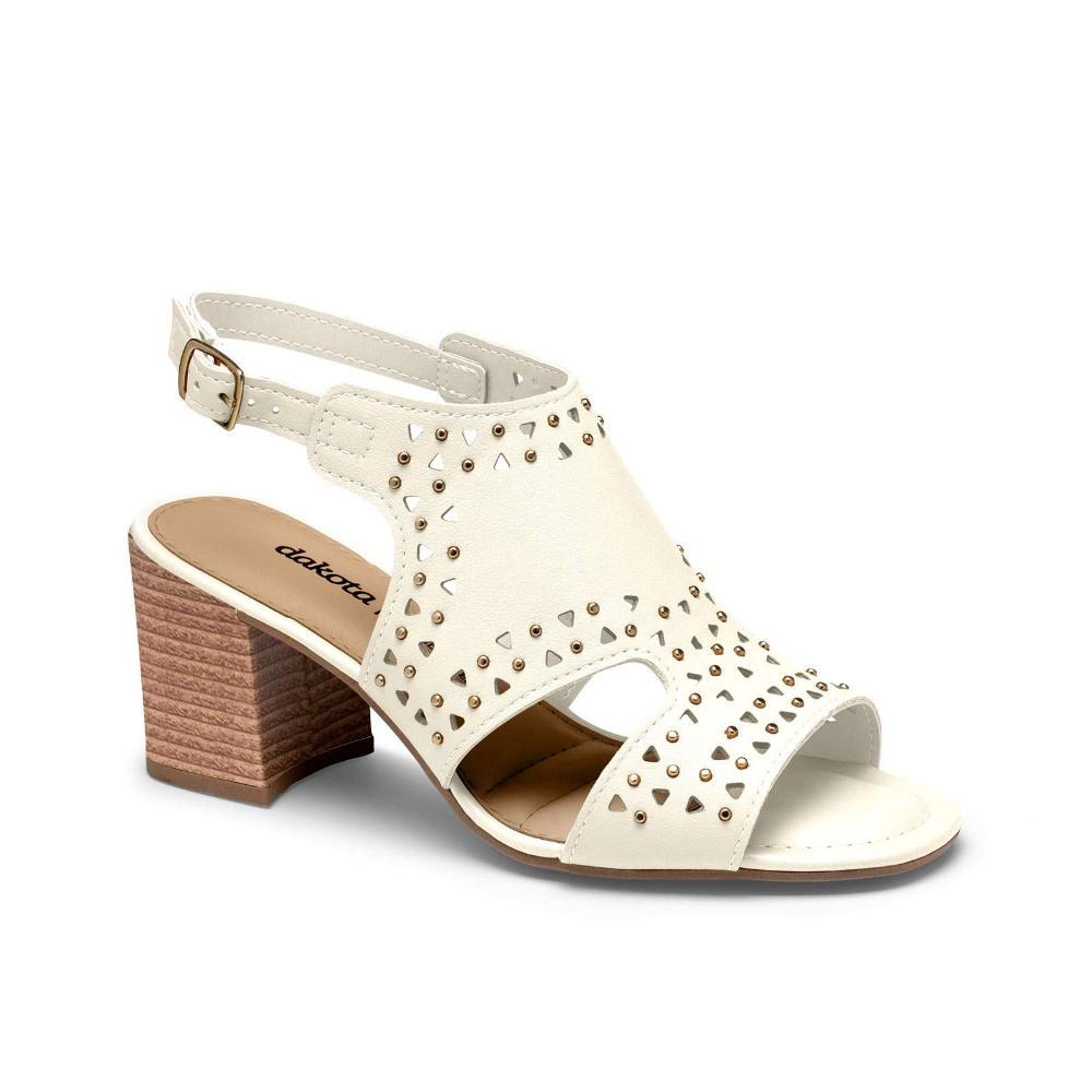SANDALIA SALTO FECHADO Y8312 CREAM 34