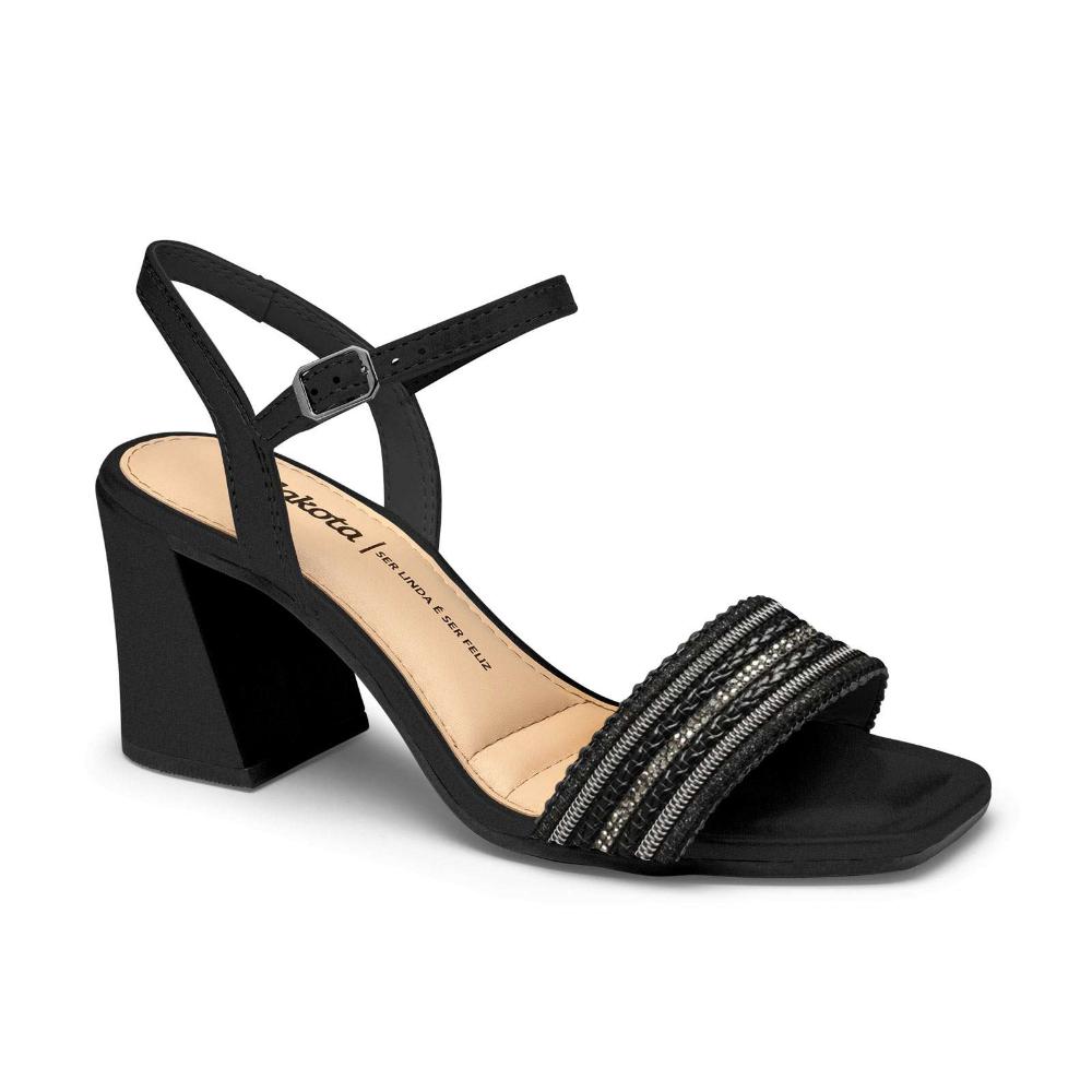 SANDALIA SALTO Y8362 003 PRETO 34