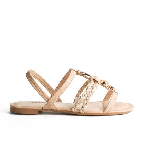 RASTEIRA SANDALIA CALCE FACIL PEDRAS Y7992 GRANOLA 34
