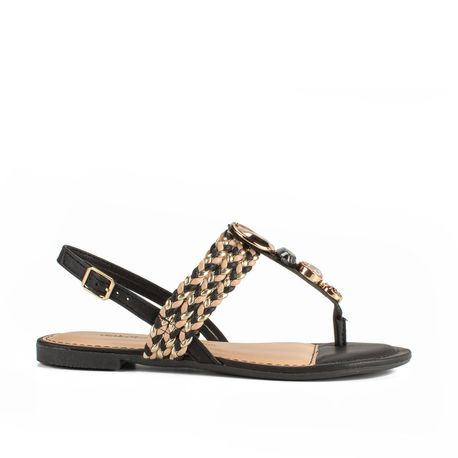 RASTEIRA TRAMA NATURAL Y7991 005 PRETO 36