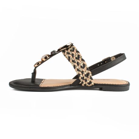 RASTEIRA TRAMA NATURAL Y7991 005 PRETO 36