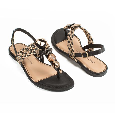 RASTEIRA TRAMA NATURAL Y7991 005 PRETO 36