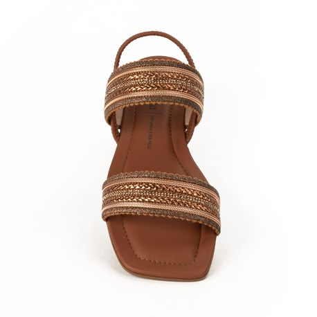 SANDALIA RASTEIRA Y8381 003 BRONZE MASCAVO 34