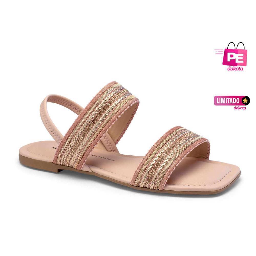 SANDALIA RASTEIRA Y8381 002 PEACH PESSEGO 34