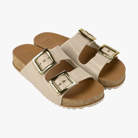RASTEIRA CHINELO BIRKEN GRENDE 18063 BK512-OFFWHITEMEDIO/CORTICA 35