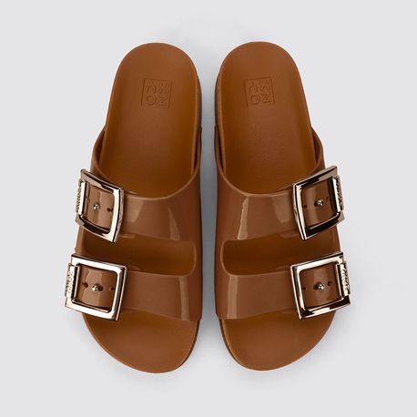 RASTEIRA CHINELO BIRKEN GRENDE 18063 BK519-MARROM CACAU/CORTICA 35