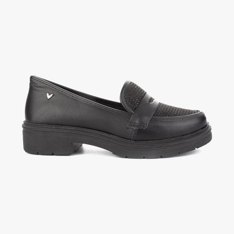 MOCASSIM STRASS MI885 005-PRETO 34
