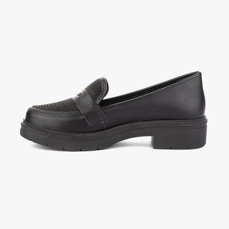 MOCASSIM STRASS MI885 005-PRETO 34