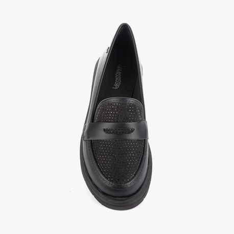 MOCASSIM STRASS MI885 005-PRETO 34