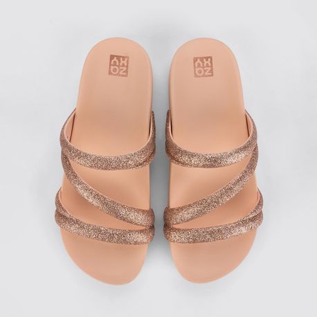 RASTEIRA SANDALIA ZAXY GLITTER 18956 AY011-NUDE 35