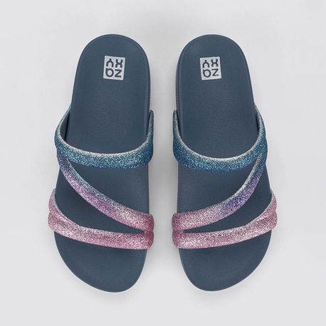 RASTEIRA SANDALIA ZAXY GLITTER 18956 BC008-AZUL 33/34