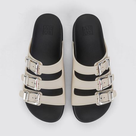 ZAXY CROSS SLIDE 18950 AY296-OFF WHITE CLARO/PTO 38