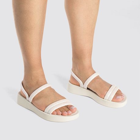 SANDALIA ZAXY GLITER 19010 AY278-OFF WHITE CLARO 33/34