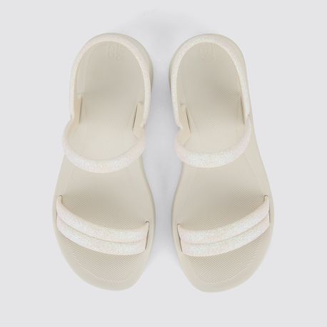SANDALIA ZAXY GLITER 19010 AY278-OFF WHITE CLARO 33/34