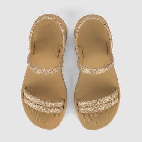 SANDALIA ZAXY GLITER 19010 AY279-DOURADO 33/34