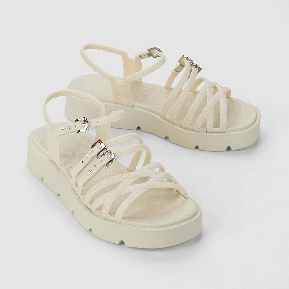 ZAXY SPARKLE SAND AD 19027 BH374-OFF WHITE CLARO 35