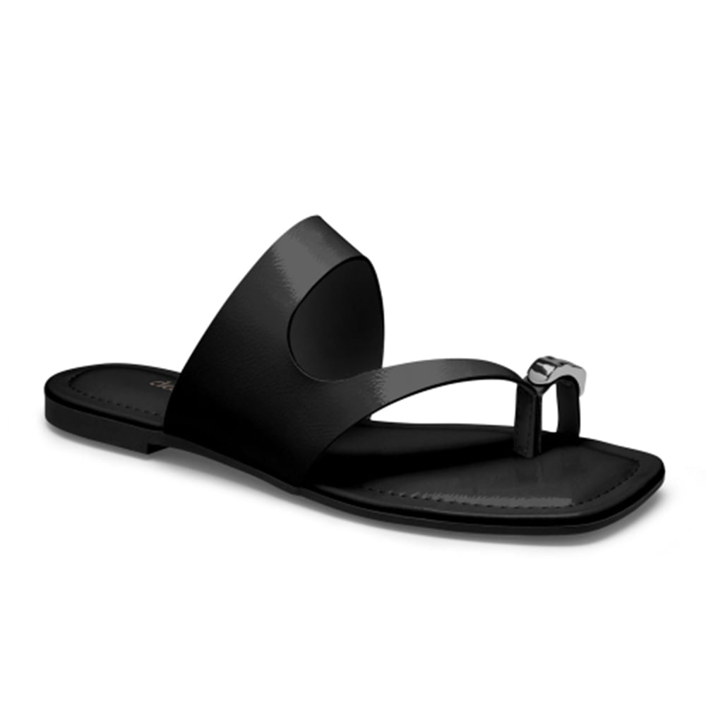 RASTEIRA DEDINHO Y8681 007 PRETO 34