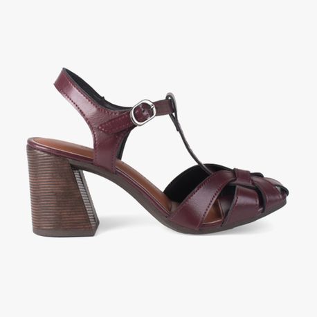 SANDALIA SALTO Y8821 001-CHERRY 36