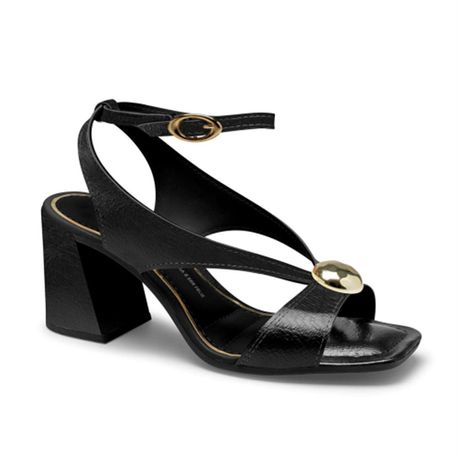 SANDALIA SALTO Y9081 001 PRETO 34