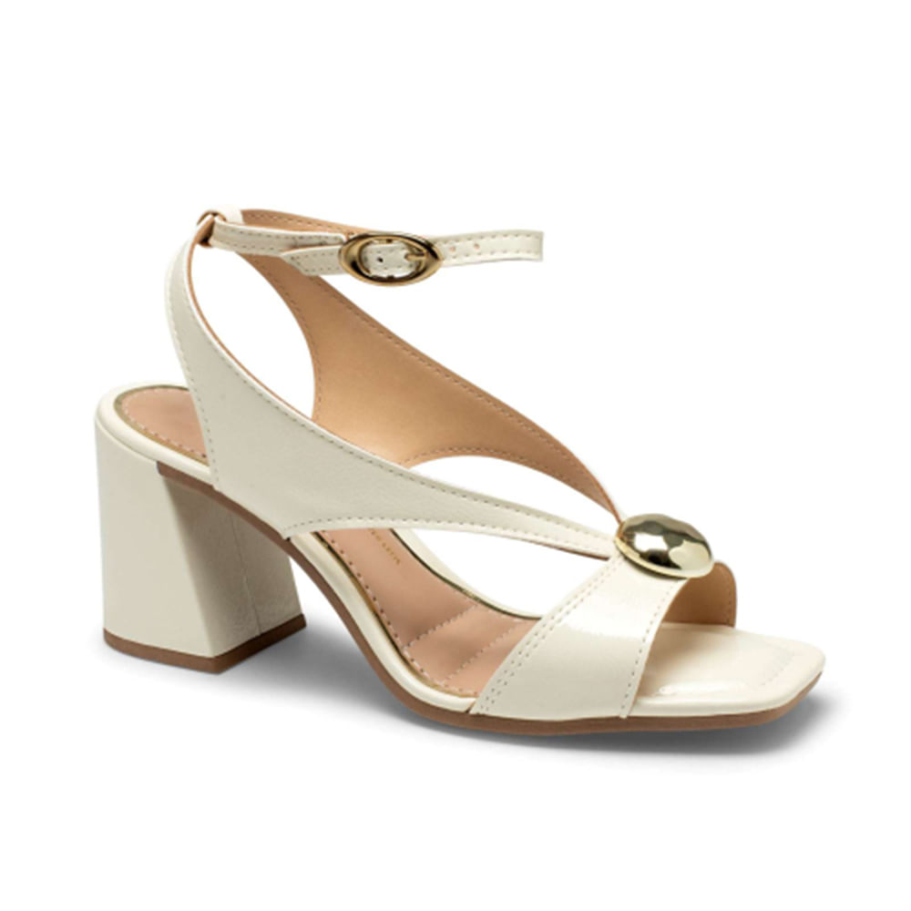 SANDALIA SALTO Y9081 004 CREAM 34