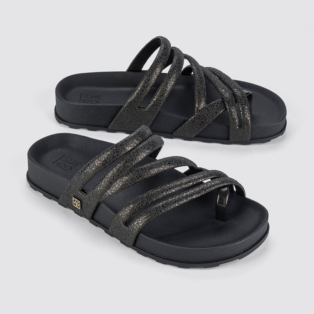 RASTEIRA SANDALIA ZAXY BOLD 18876 AV094-PRETO 39/40