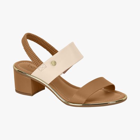 SANDALIA SALTO ELASTICO 8379221 CREME/CAMEL 35