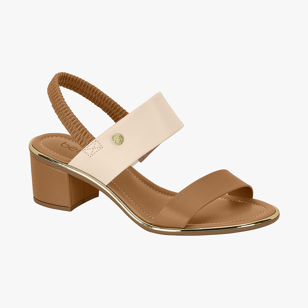 SANDALIA SALTO ELASTICO 8379221 CREME/CAMEL 35