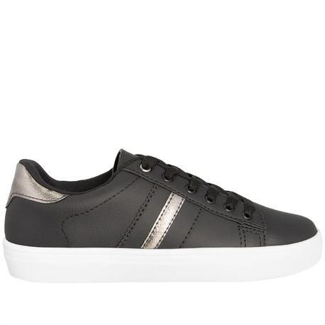 TENIS CASUAL 1050 PRETO/PRATA VELHO 34