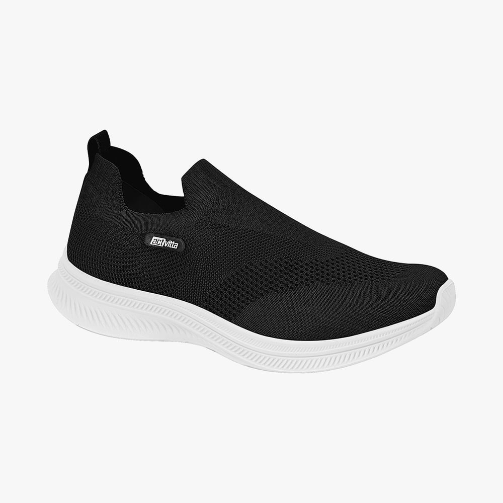 TENIS JOGGING FEMININO 4829-317 PRETO/BRANCO 36