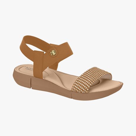 SANDALIA RASTEIRA CALCE FACIL 7199102 CAMEL 34