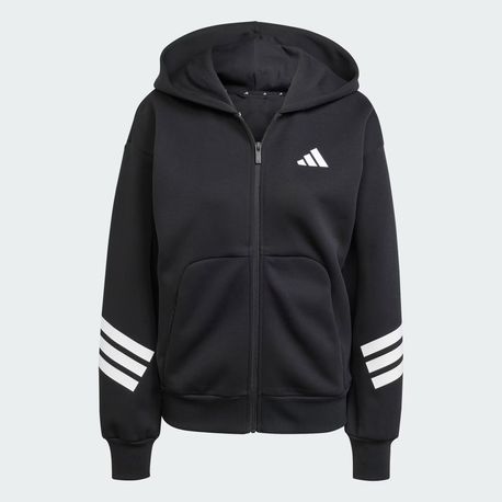 MOLETOM W FI 3S FZ HD JE0171 BLACK GG