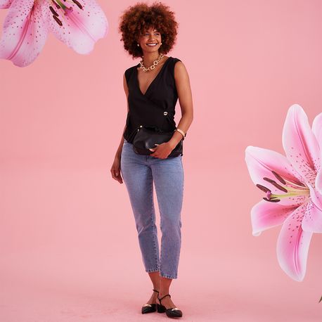 CALÇA JNS MOM LAV CHÁ LEVE 42117 JEANS 36