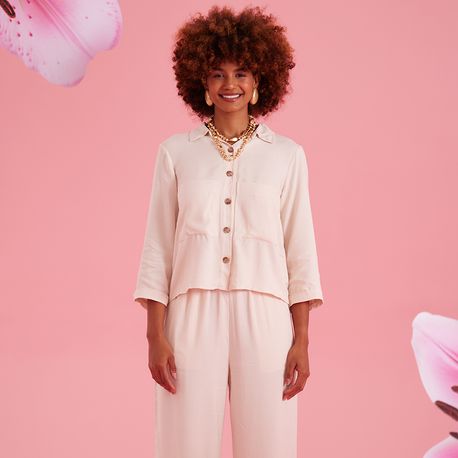 CAMISA ML BOTÕES 3625 BRANCO P