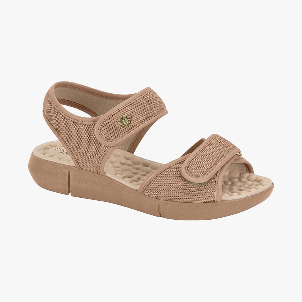 SANDALIA RASTEIRA VELCRO 7142118 NUDE 35